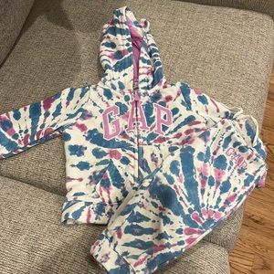 Toddler Tie Dye sweat outfit
